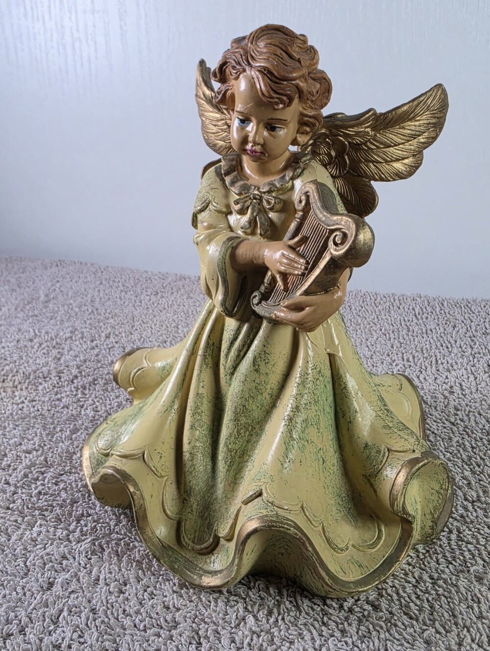 Vintage Italian Musical Angle Playing Harp By Euromarchi S.R.L. In Italy - Picture 4 of 12